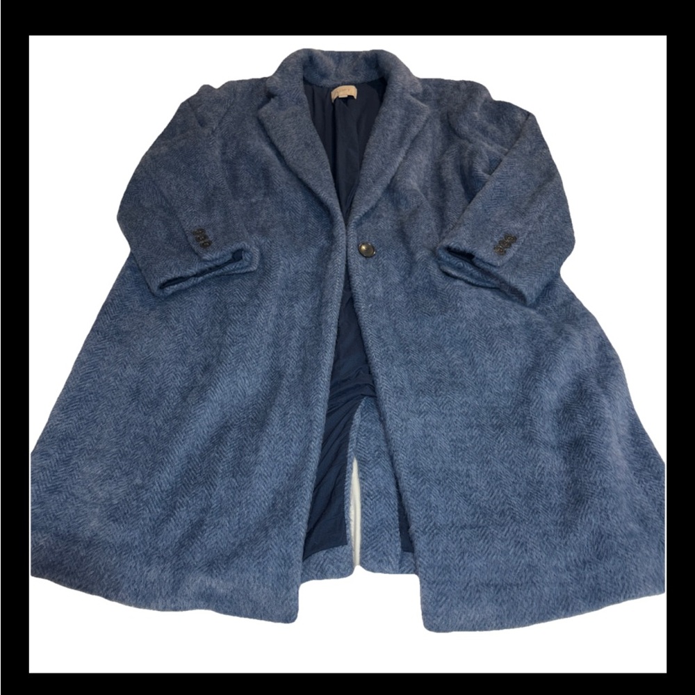 LOFT Blue Trench Coat